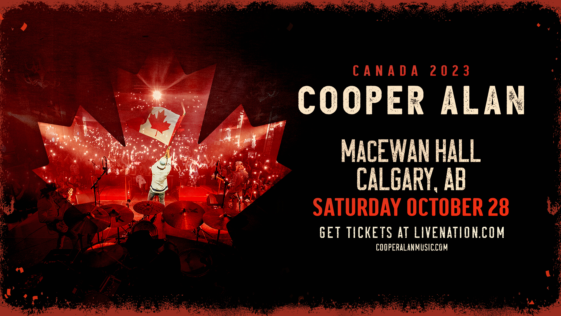 Cooper Alan – Canada 2023 Tour MacHall Concerts